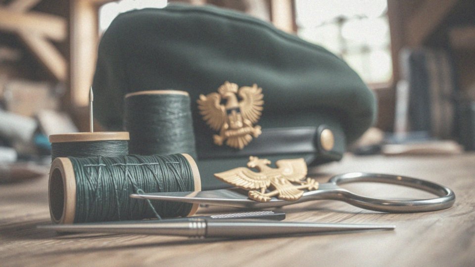 Jakie akcesoria są potrzebne do obszycia beretu?