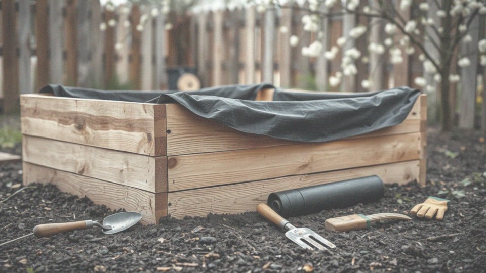 Jakie materiały są potrzebne do budowy podwyższonej grządki?