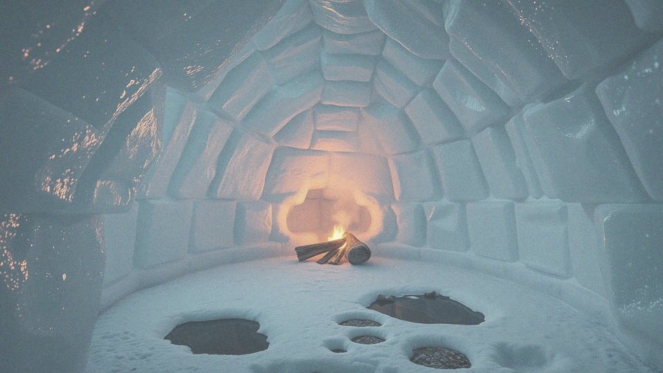 Jak podniesienie temperatury w igloo wpływa na wilgotność?